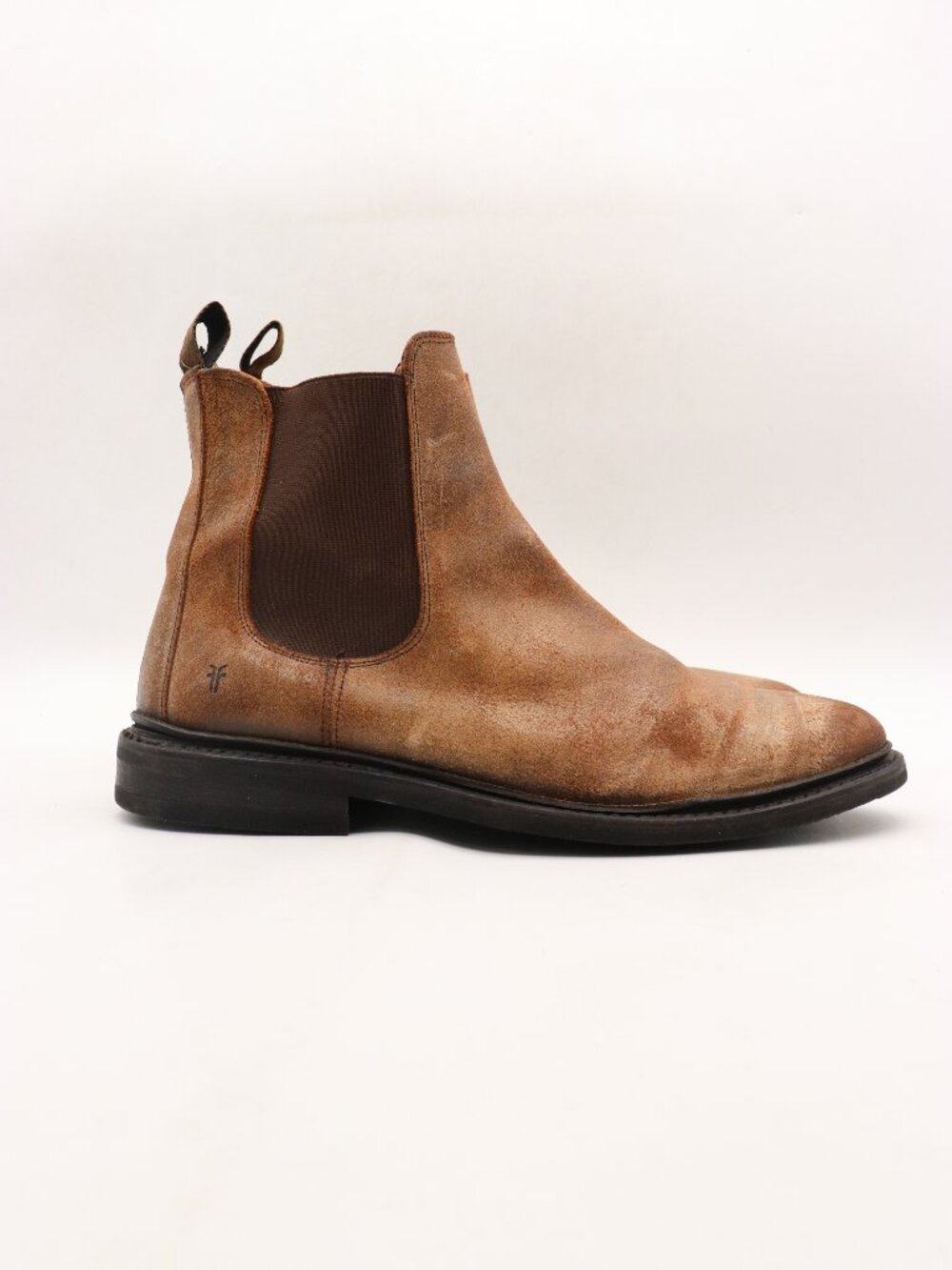 Frye Brown Leather Chelsea Chukka Boots